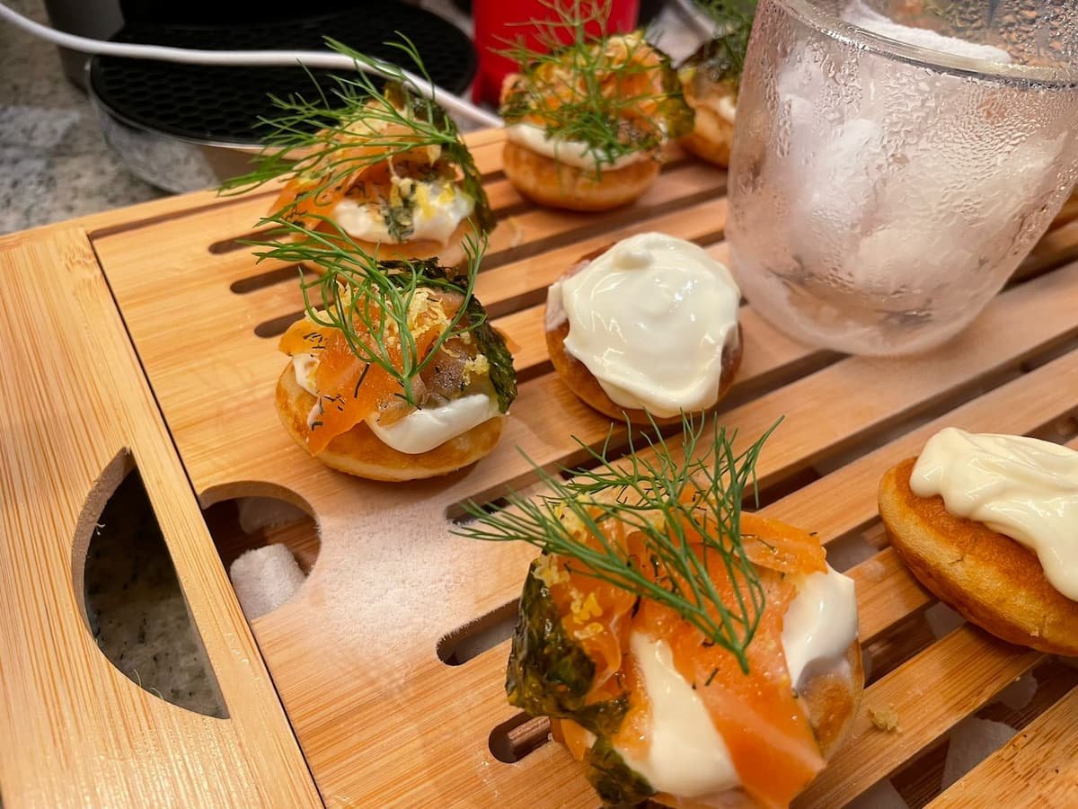 Smoked Salmon Blini